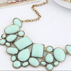 Fashionable Geometry Pendant Chain Necklace