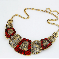 Bohemian Choker Statement Necklace