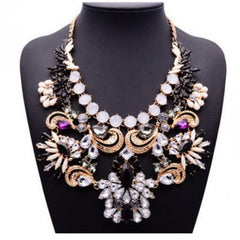 Chain Collar Big Luxury Statement Pendant