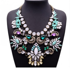 Chain Collar Big Luxury Statement Pendant