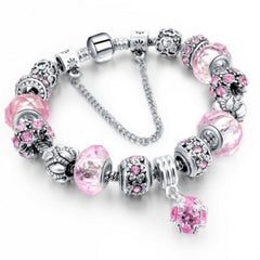 Crystal Beads Charm Bracelet