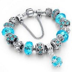 Crystal Beads Charm Bracelet