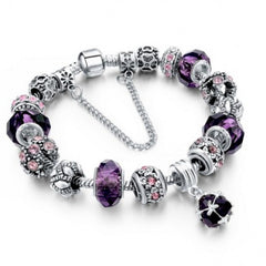 Crystal Beads Charm Bracelet