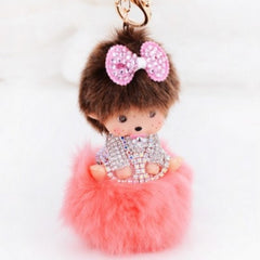 Monchhichi Sleutelhanger Ball Keychain