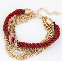 Fashionable Rope Chain Decoration Bracelet