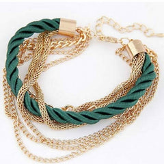 Fashionable Rope Chain Decoration Bracelet