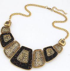 Bohemian Choker Statement Necklace