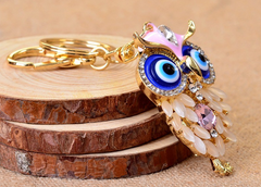 Cute Owl Luxury Key Ring Holder