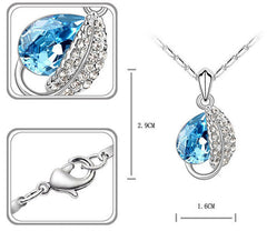 Austrian Crystal Platinum Plated Jewelry Set