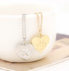 Heart Paw Claw Pendant Necklace